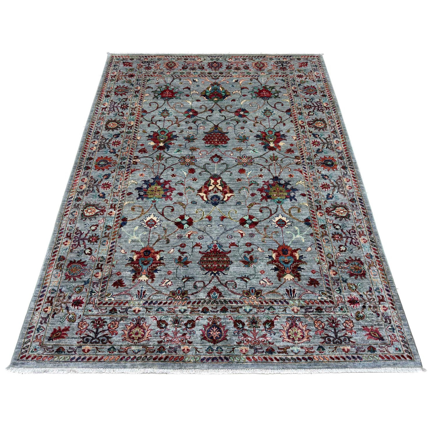 Modern Sultani Qaleen 5' 8" x 8' 0" (ft) - No. G39612