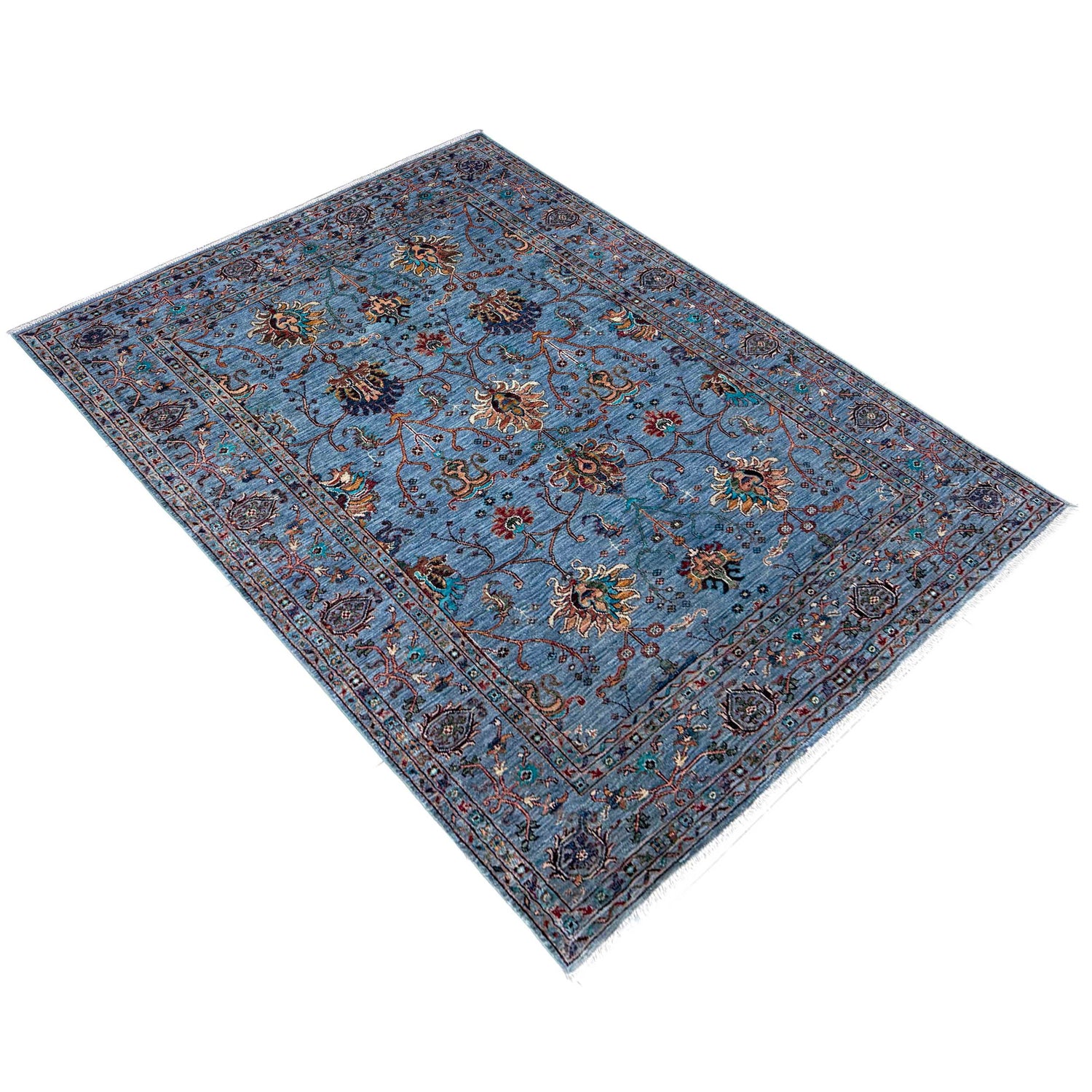 Contemporary Style Sultani Qaleen 5' 8" x 7' 9" (ft) - No. G39621