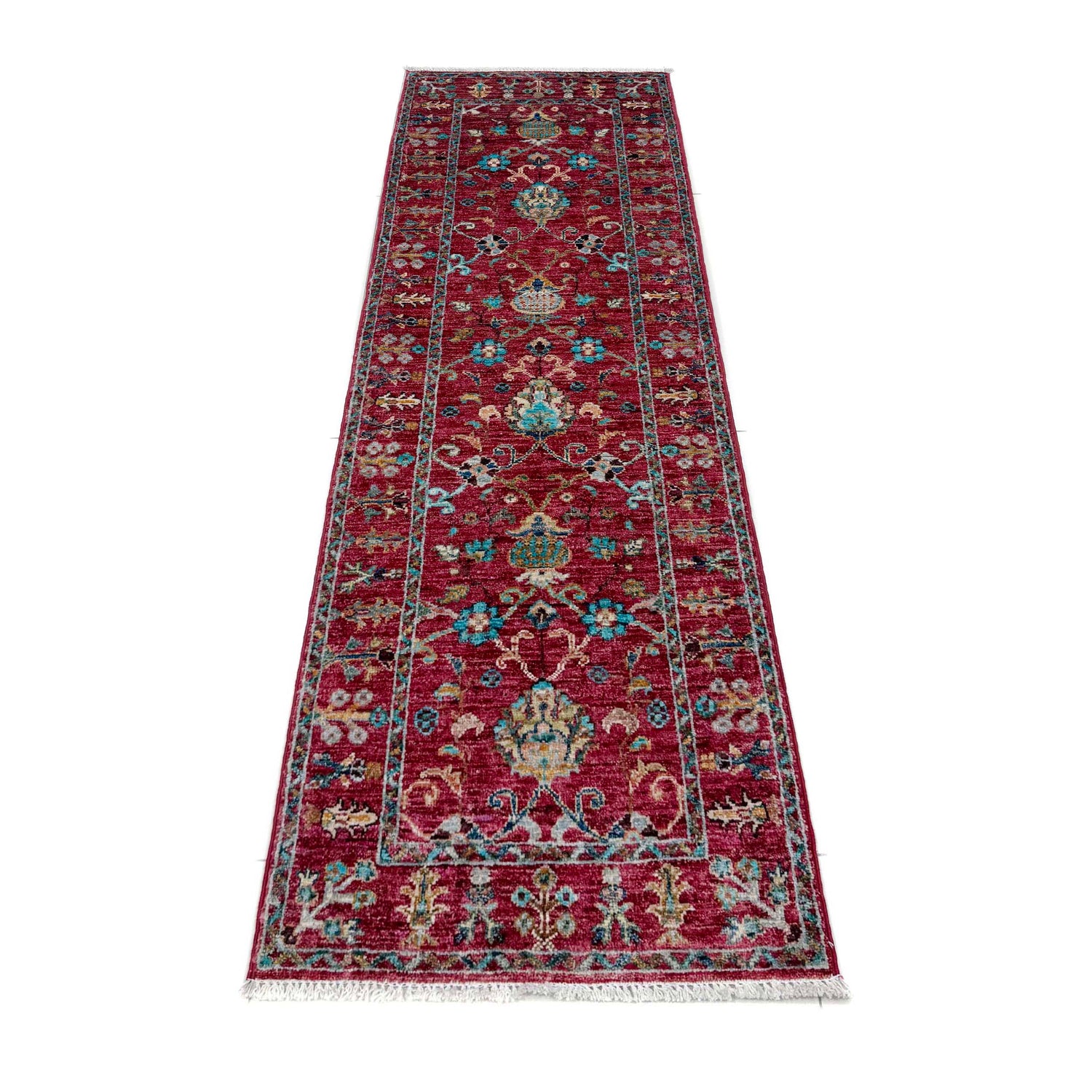 Red Color Sultani Carpet 2' 0" x 5' 10" (ft) - No. G39625