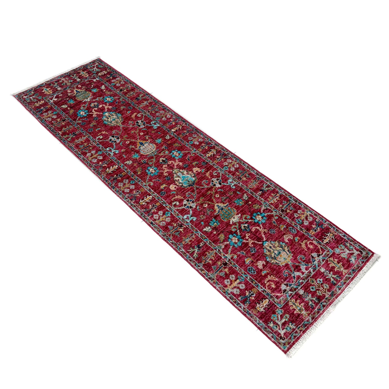 Red Color Sultani Carpet 2' 0" x 5' 10" (ft) - No. G39625