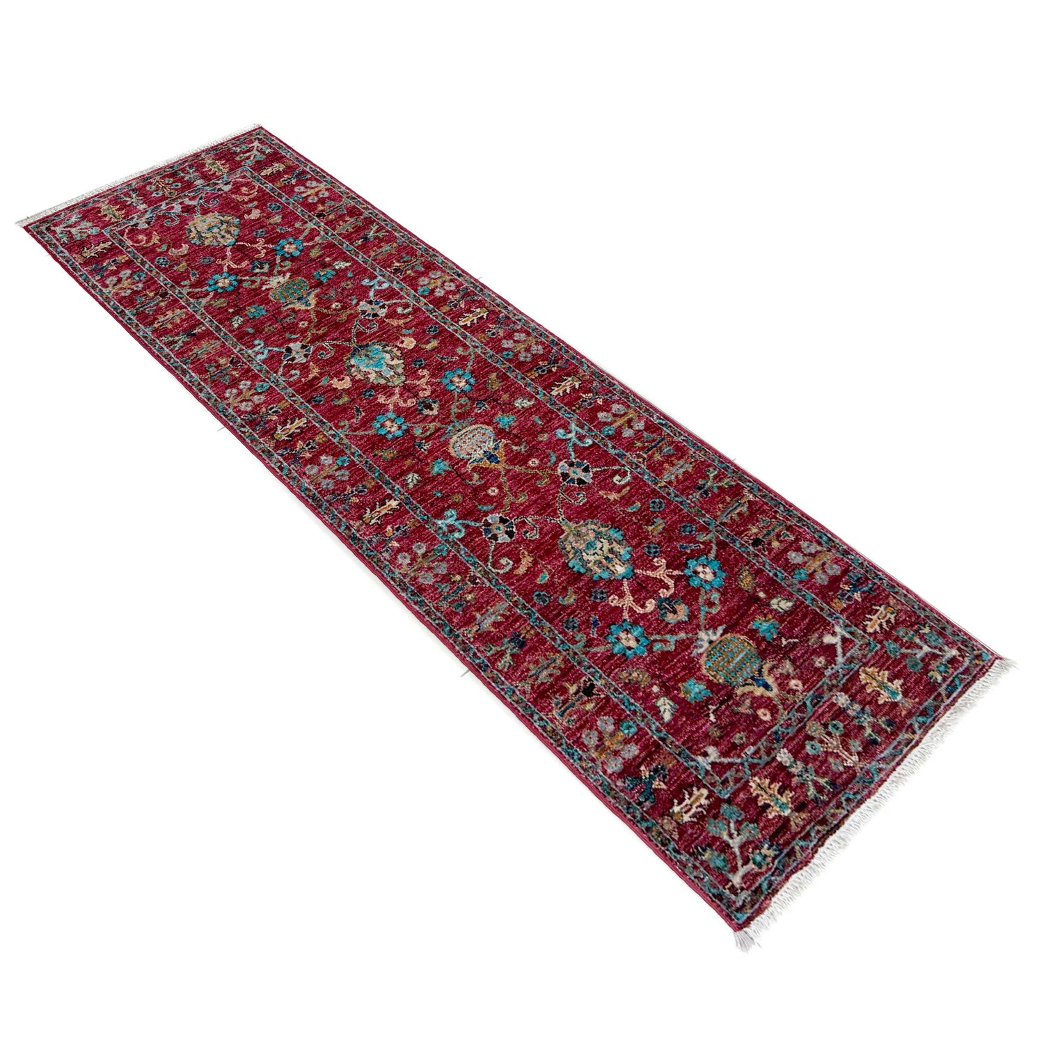 Red Color Sultani Carpet 2' 0" x 5' 10" (ft) - No. G39625