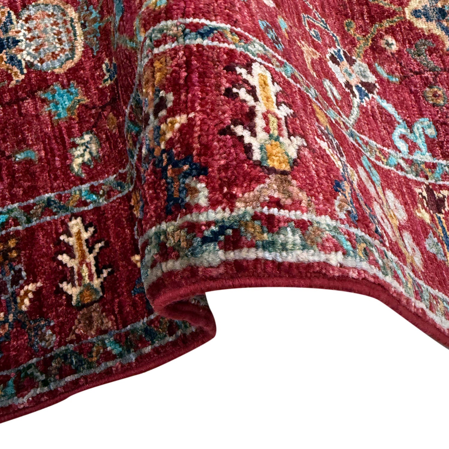 Red Color Sultani Carpet 2' 0" x 5' 10" (ft) - No. G39625