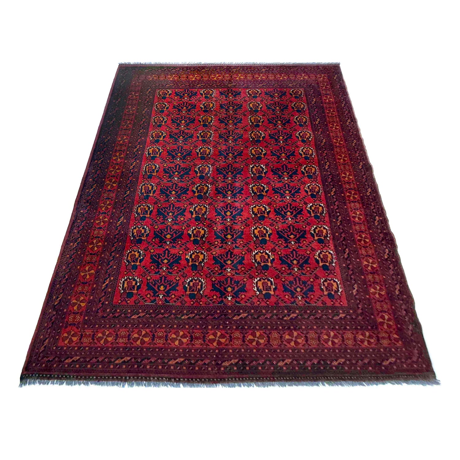 Handmade Khal Mohammadi Carpet 6' 6" x 9' 7" (ft) - No. G39683
