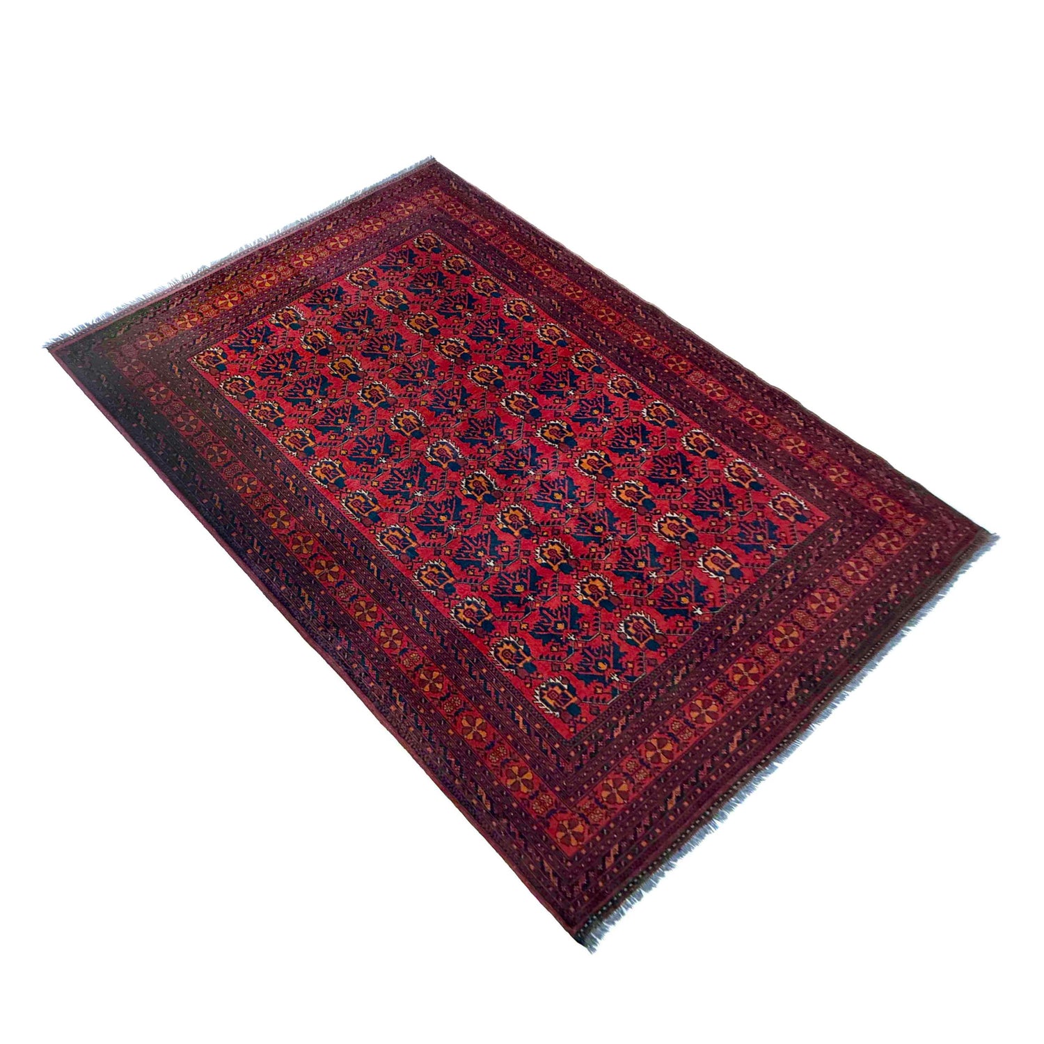 Handmade Khal Mohammadi Carpet 6' 6" x 9' 7" (ft) - No. G39683