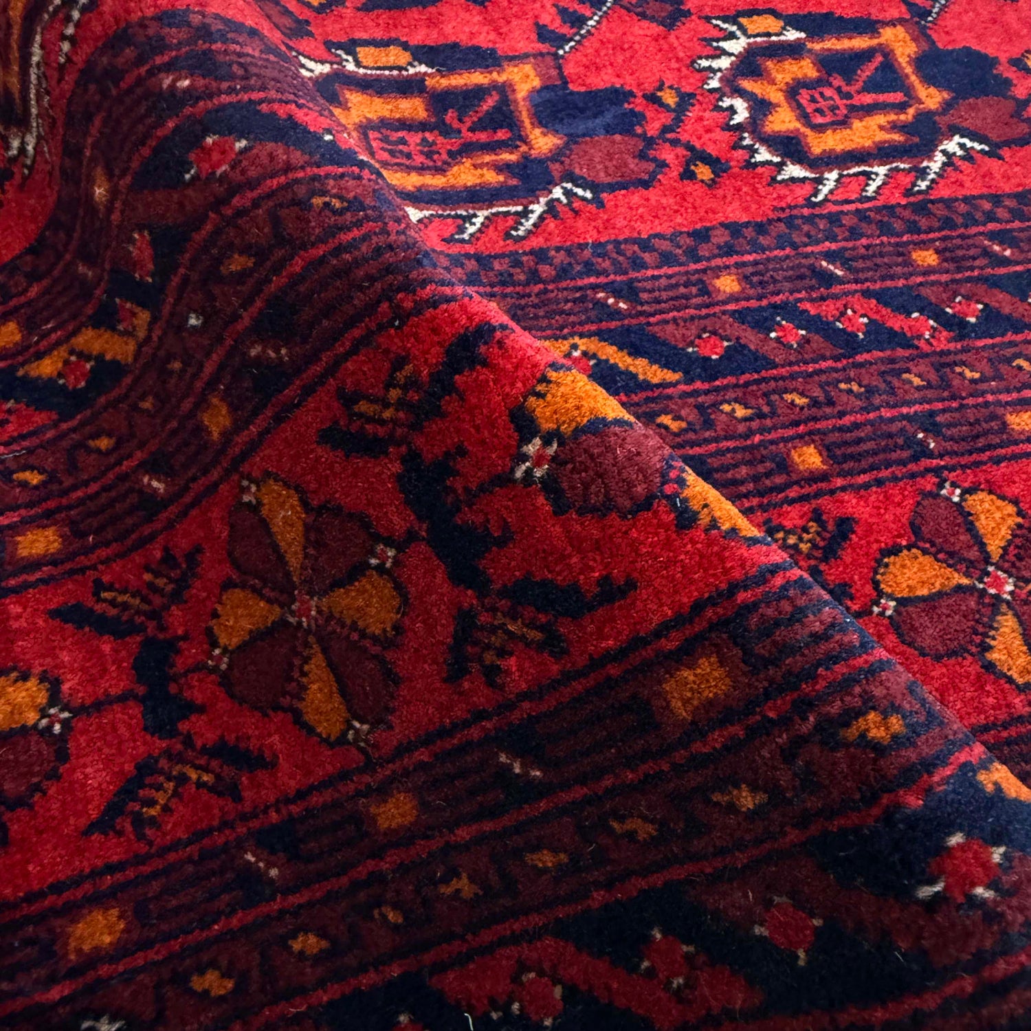 Handmade Khal Mohammadi Carpet 6' 6" x 9' 7" (ft) - No. G39683