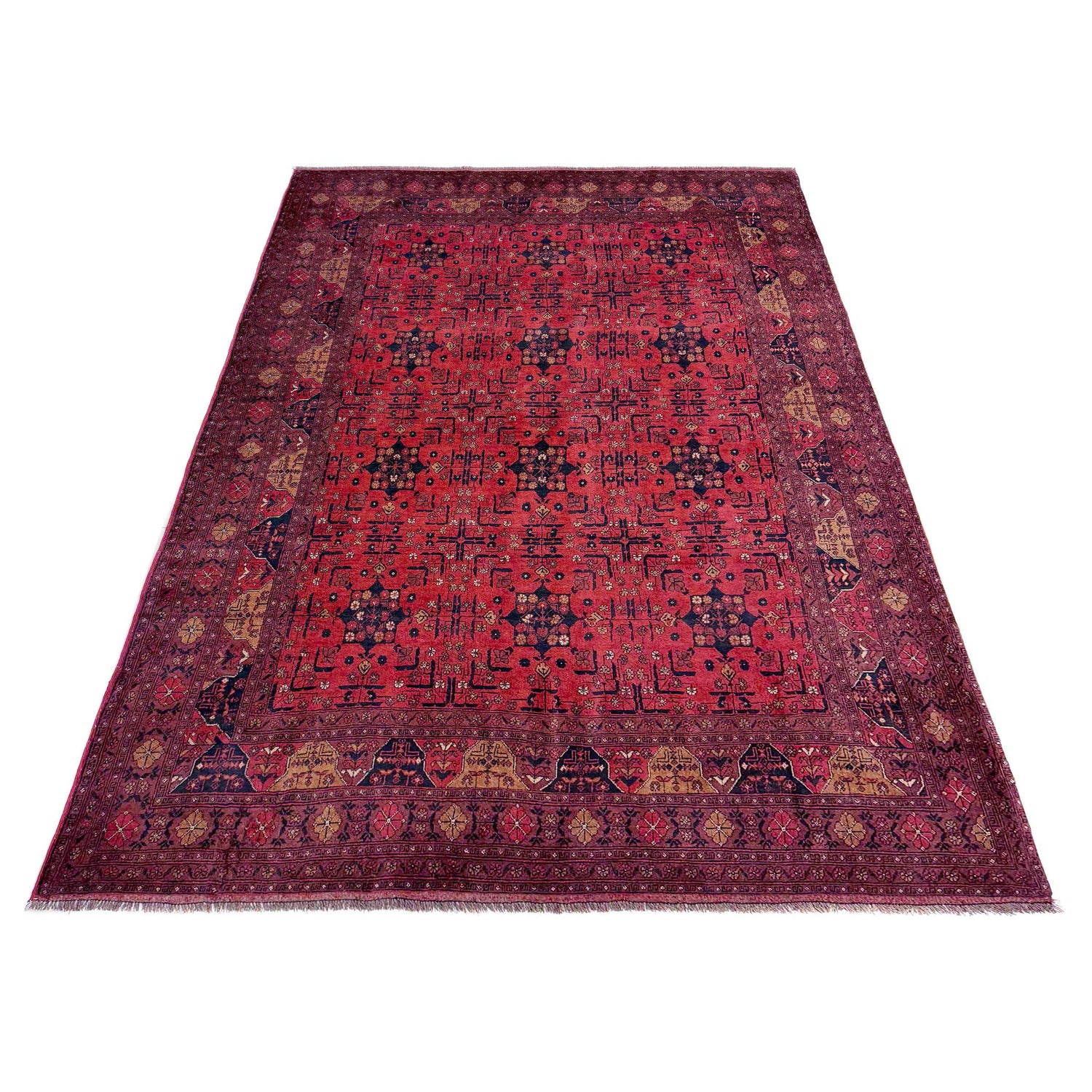 Red Khal Mohammadi Carpet 6' 8" x 9' 6" (ft) - No. G39685