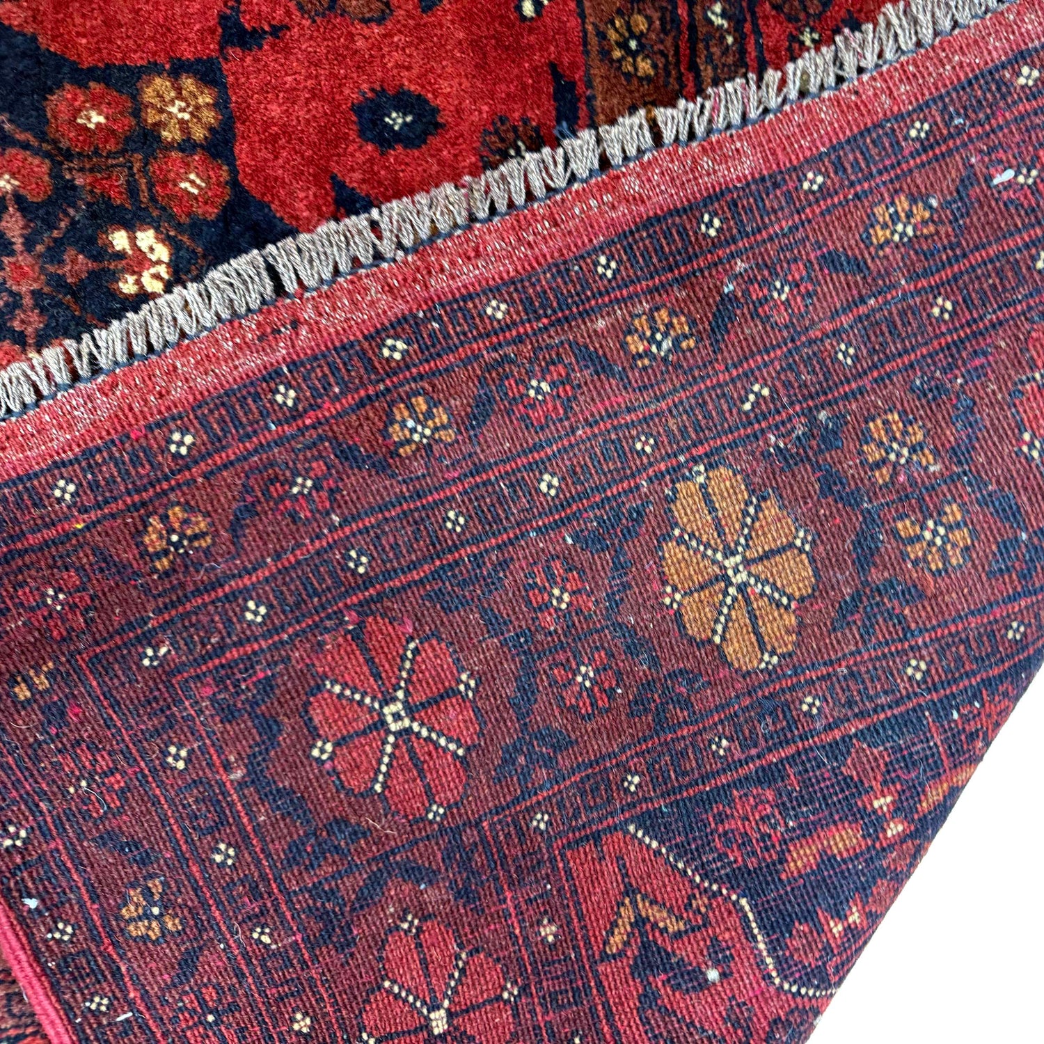 Red Khal Mohammadi Carpet 6' 8" x 9' 6" (ft) - No. G39685