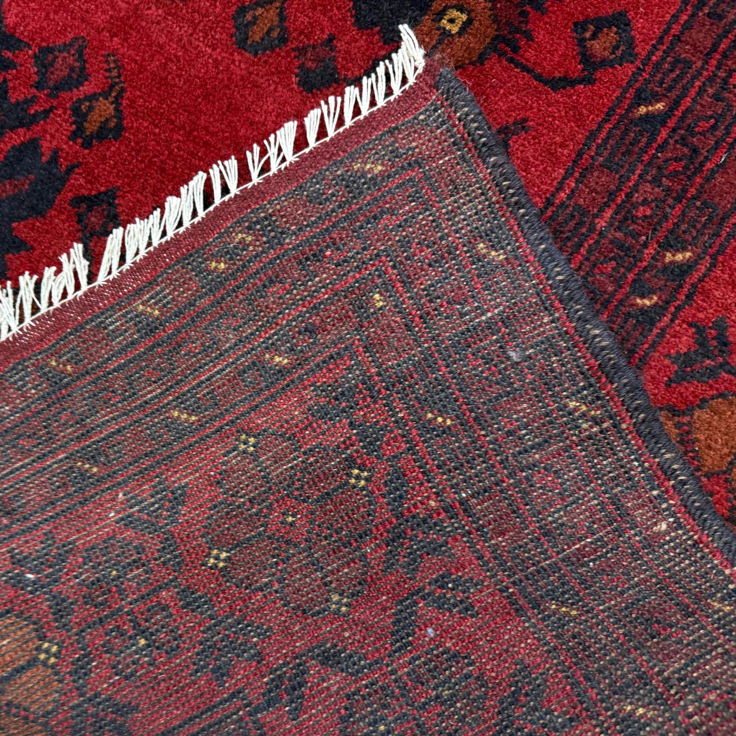 Red Khal Mohammadi Carpet 6' 4" x 9' 9" (ft) - No. G39686