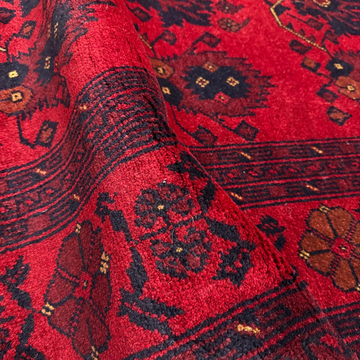 Red Khal Mohammadi Carpet 6' 4" x 9' 9" (ft) - No. G39686