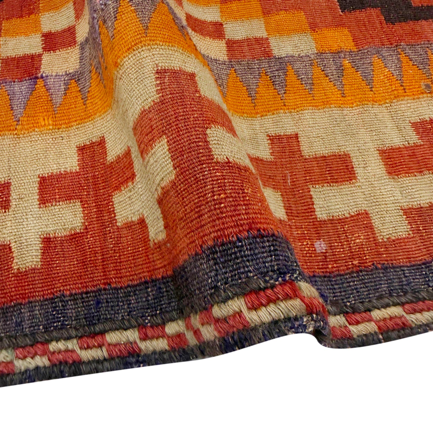 Handmade Vintage Kelim 5' 6" x 9' 8" (ft) - No. G39687
