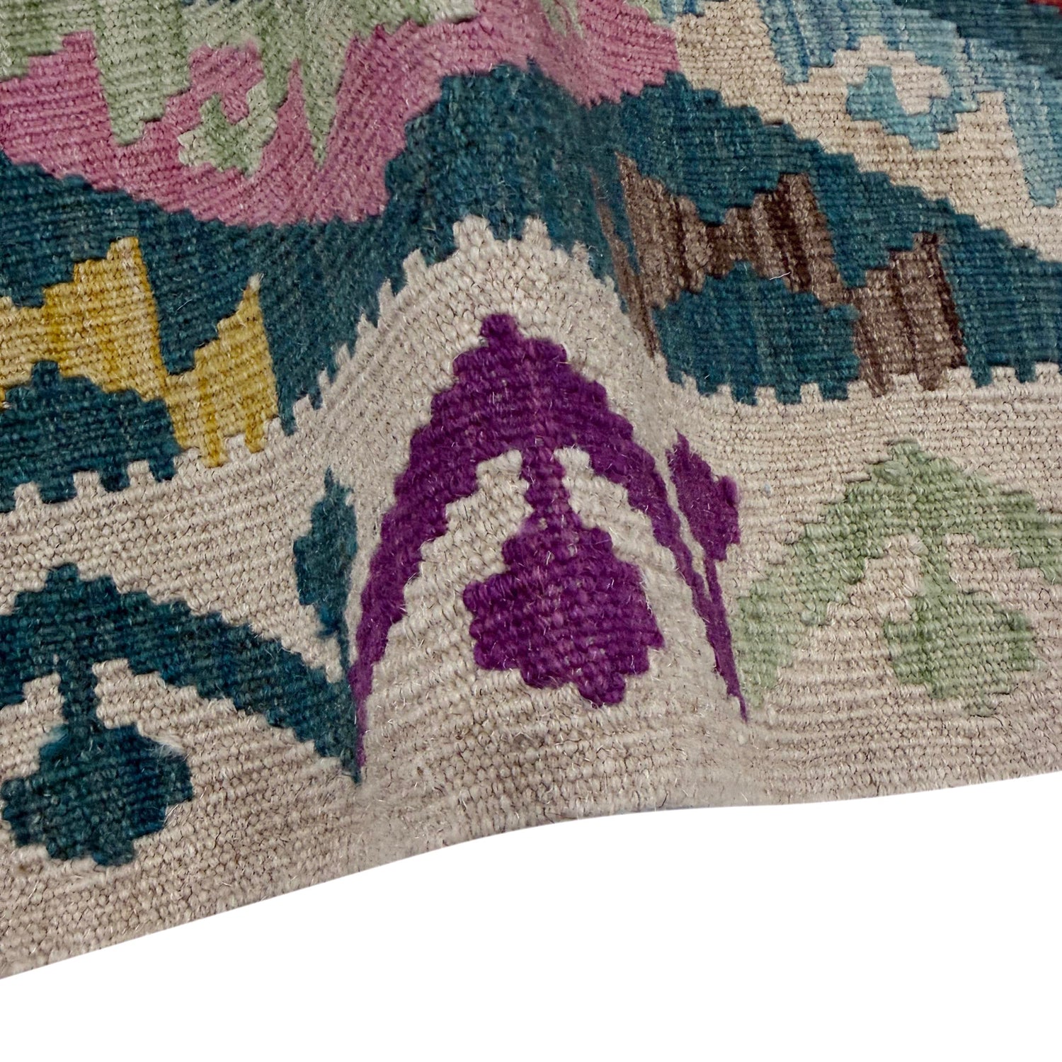 Handmade Vegetable Kelim 2' 9" x 3' 11" (ft) - No. G39699