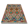 Handmade Vegetable Kilim 2' 9" x 3' 10" (ft) - No. G39701