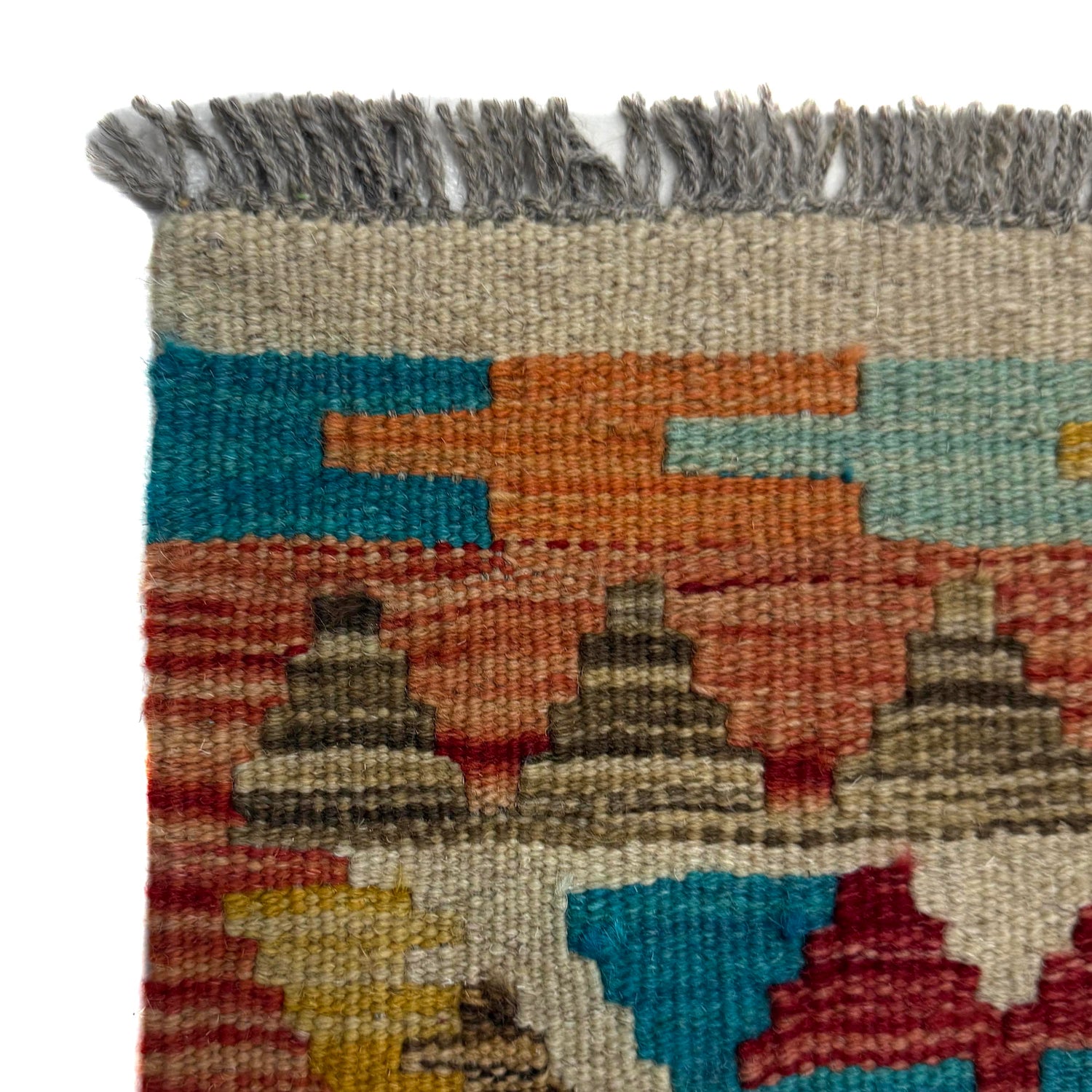 Handmade Vegetable Kilim 2' 9" x 3' 10" (ft) - No. G39701