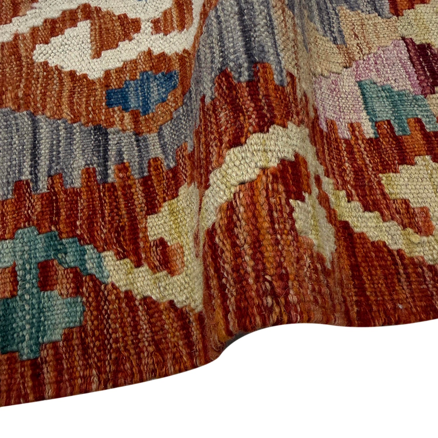 Handmade Vegetable Kelim 5' 3" x 6' 5" (ft) - No. G39787