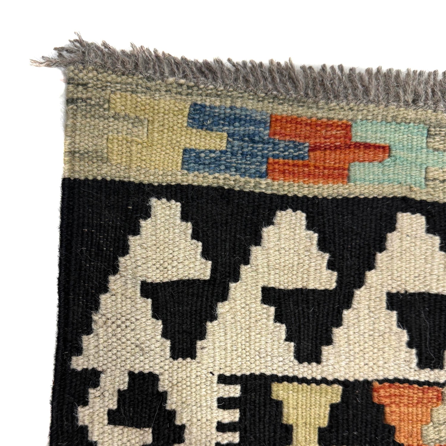 Handmade Vegetable Kelim 4' 7" x 6' 11" (ft) - No. G39788
