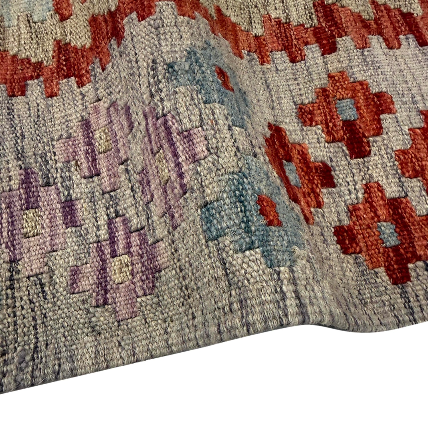 Handmade Vegetable Kelim 5' 0" x 6' 8" (ft) - No. G39790