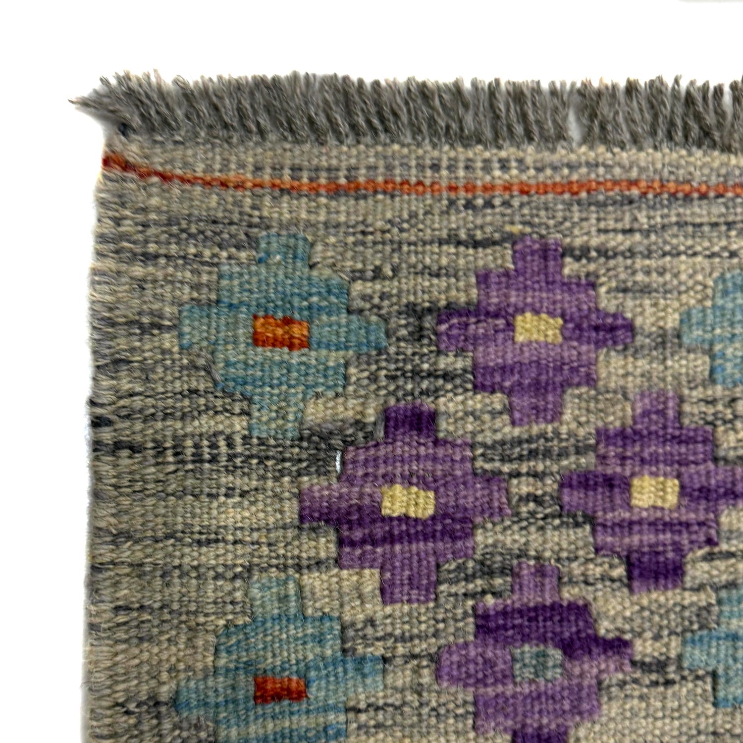 Handmade Vegetable Kilim 5' 0" x 6' 8" (ft) - No. G39796