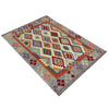 Handmade Vegetable Kilim 5' 0" x 6' 11" (ft) - No. G39797