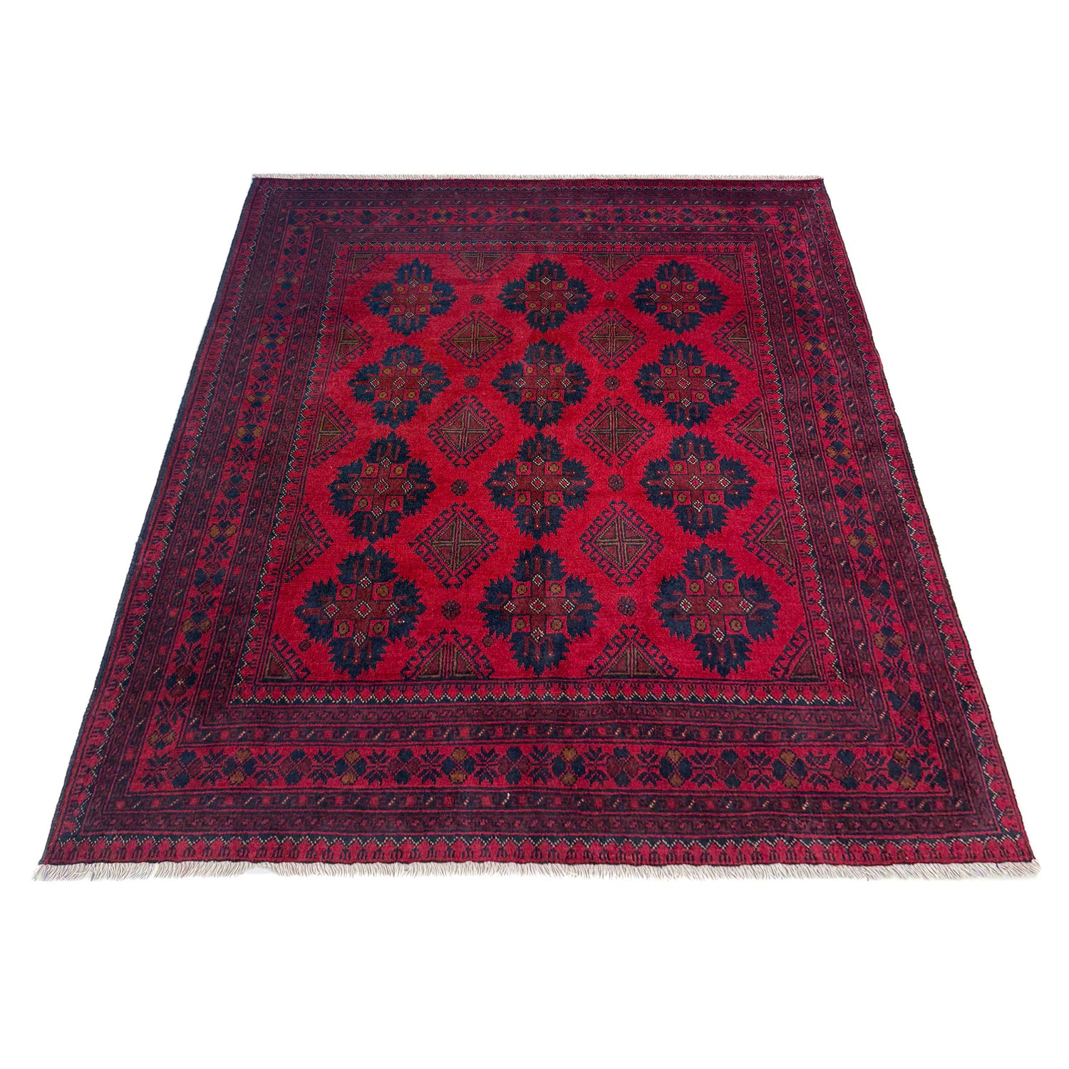 Red Color Khal Mohammadi Rug 5' 1" x 6' 3" (ft) - No. G39808