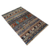 Hand-Knotted Gabbeh Rug 3' 4" x 4' 9" (ft) - No. G39811