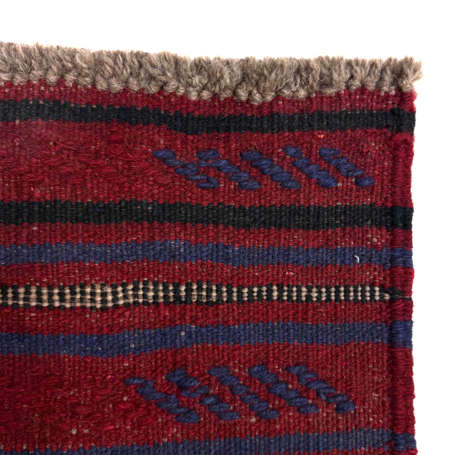 Red Color Mashwani Short Runner 2' 2" x 7' 10" (ft) - No. G40191