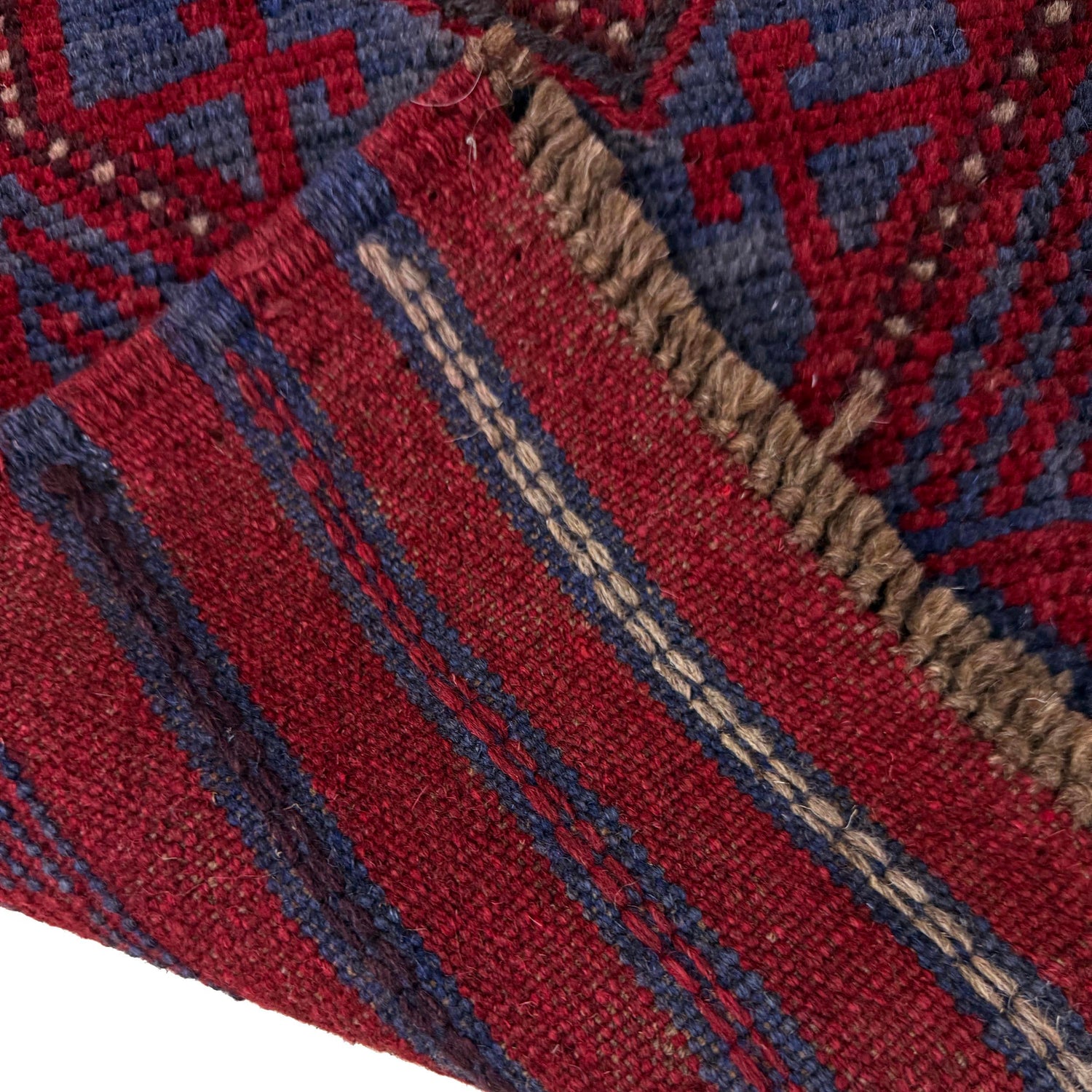 Red Color Mashwani Short Runner 2' 0" x 7' 11" (ft) - No. G40198