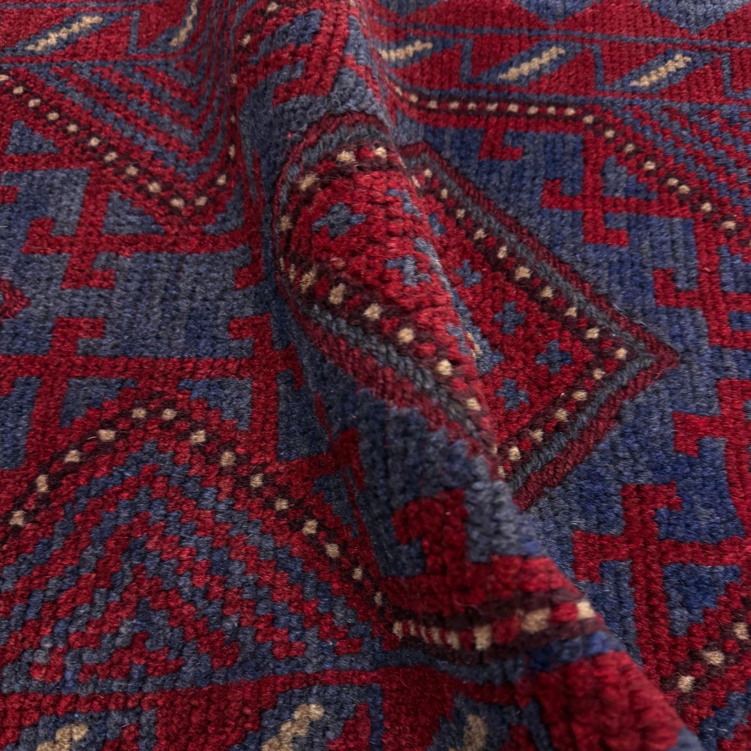 Red Color Mashwani Short Runner 2' 0" x 7' 11" (ft) - No. G40198