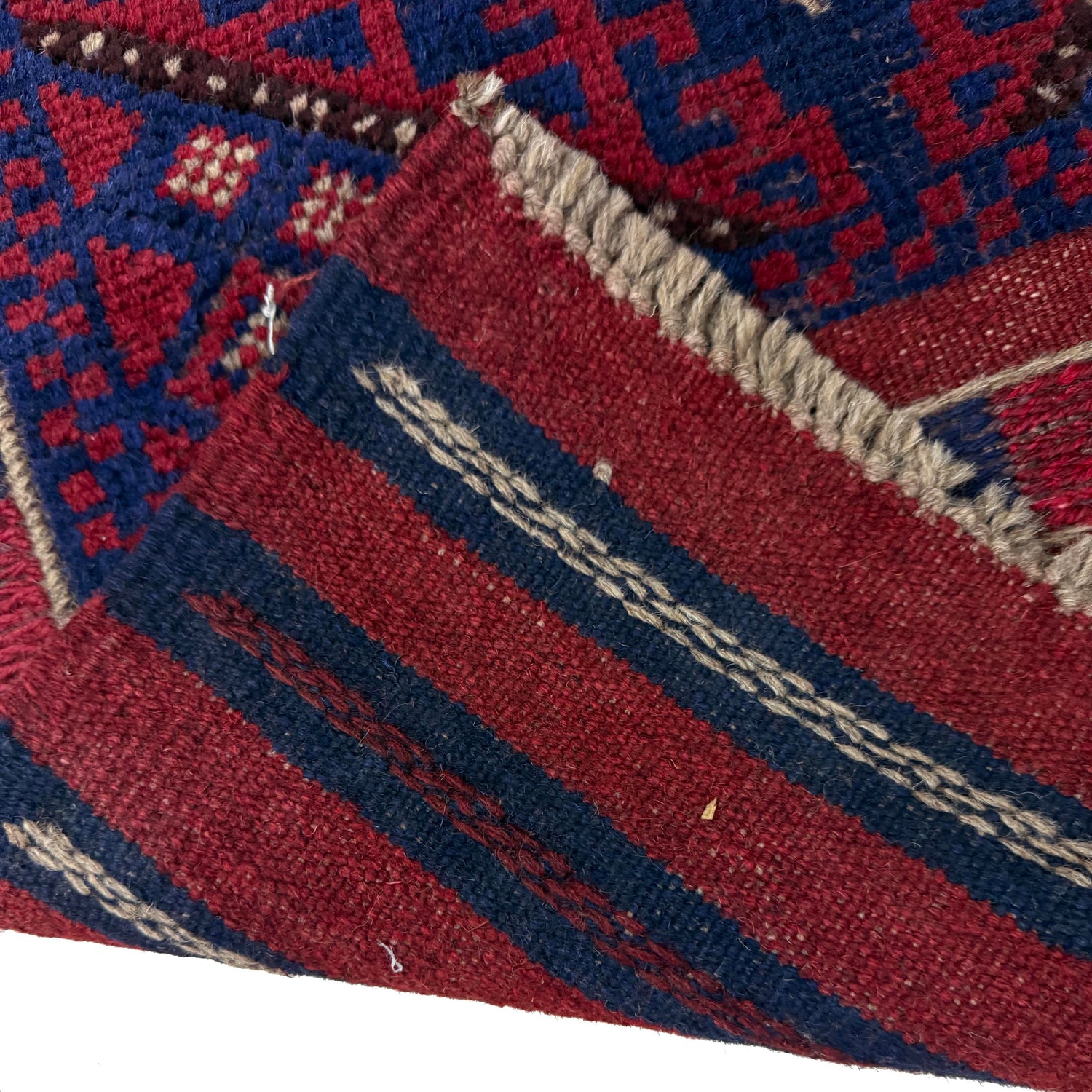 Red Color Mashwani Short Runner 2' 1" x 8' 7" (ft) - No. G40199