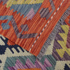 Handmade Vegetable Kilim 3' 3  x 4' 9 (ft) - No. P26339