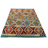 Handmade Vegetable Kilim 4' 8 x 6' 5 (ft) - No. P26470