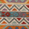 Handmade Vegetable Kilim 5´ 7 x 8' 0 (ft) - No. P26478