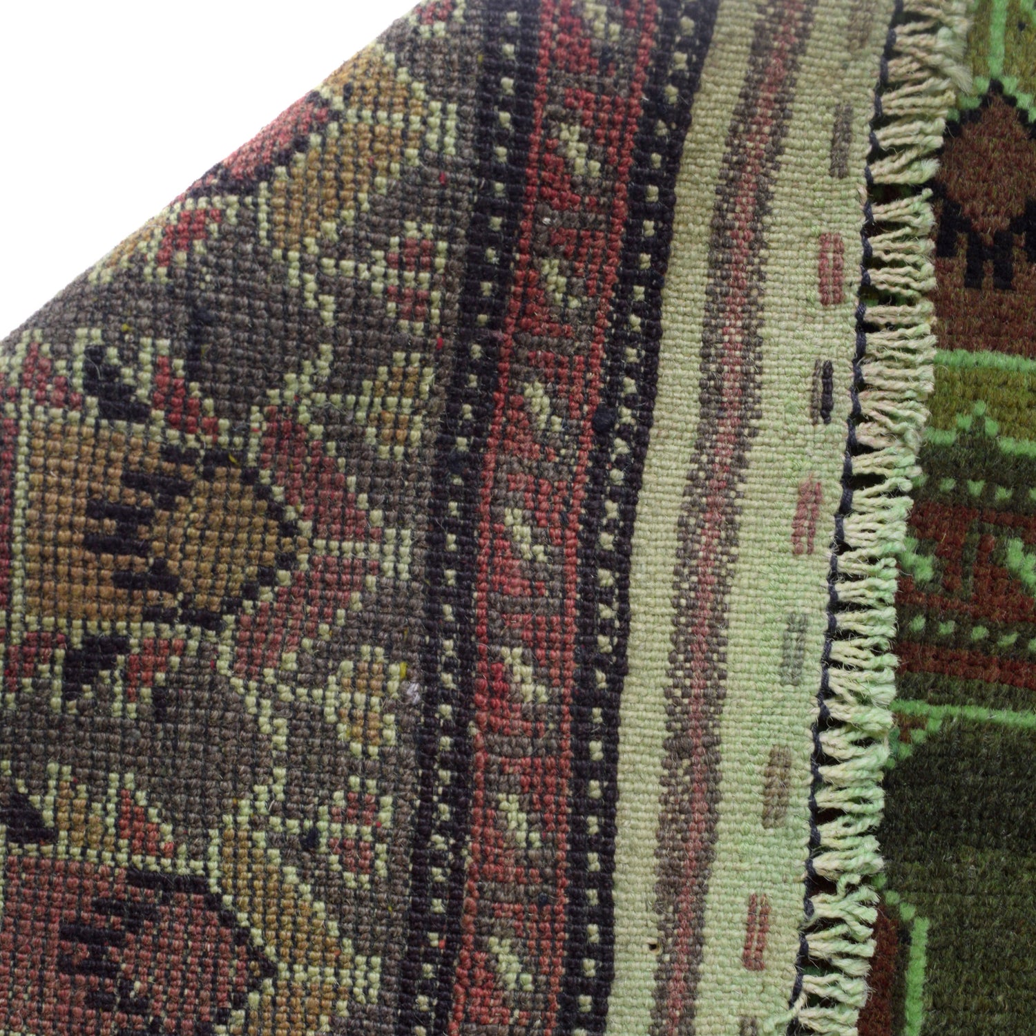 Green Overdyed Rug 4' 0 x 5' 7 (ft) - No. P26493
