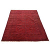 Red Overdyed Rug 4' 1 x 5' 4 (ft) - No. P26495