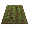 Green Overdyed Rug 4' 1 x 5' 5 (ft) - No. P26496