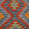 Handmade Vegetable Kilim 3' 3  x 4' 8 (ft) - No. P26536