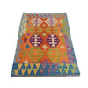 Handmade Vegetable Kilim 3' 2  x 4' 8 (ft) - No. P26549