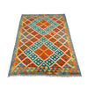 Handmade Vegetable Kilim 3' 3  x 4' 9 (ft) - No. P26573