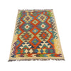 Handmade Vegetable Kilim 3' 2  x 4' 7 (ft) - No. P26575