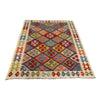 Handmade Vegetable Kilim 4' 1 x 5' 9 (ft) - No. P26615