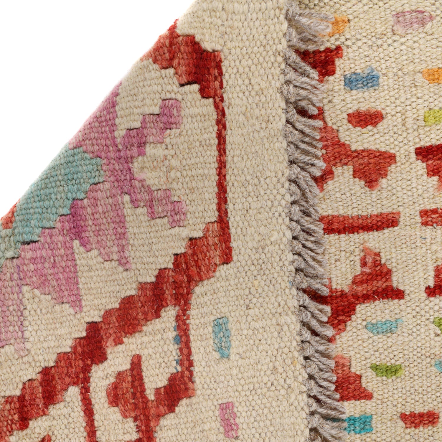 Handmade Vegetable Kelim 4' 0 x 6' 0 (ft) - No. P26804