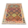 Handmade Vegetable Kilim 3' 3  x 4' 7 (ft) - No. P26810