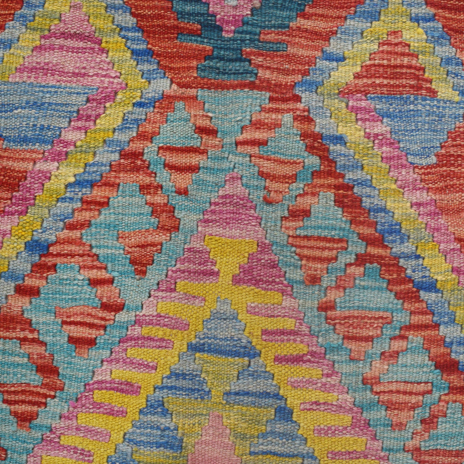 Handmade Vegetable Kelim 4' 0 x 6' 1 (ft) - No. P26864