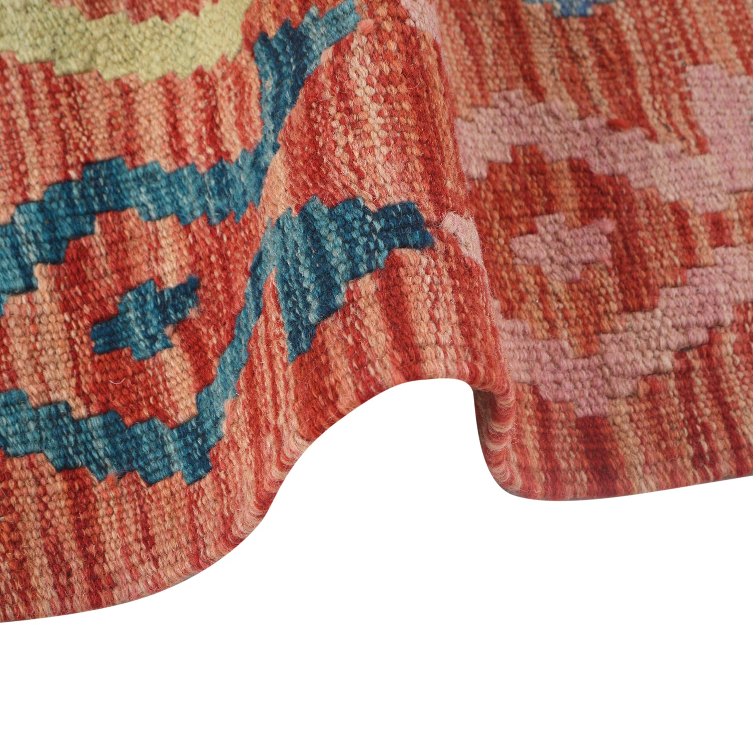 Handmade Vegetable Kelim 4' 0 x 6' 1 (ft) - No. P26864