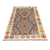 Handmade Vegetable Kilim 4' 1 x 6' 0 (ft) - No. P26865