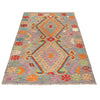 Handmade Vegetable Kilim 4' 1 x 5' 9 (ft) - No. P26874