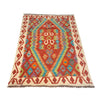 Handmade Vegetable Kilim 3' 2  x 4' 8 (ft) - No. P26918