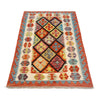 Handmade Vegetable Kelim 3' 3  x 4' 9 (ft) - No. P26920