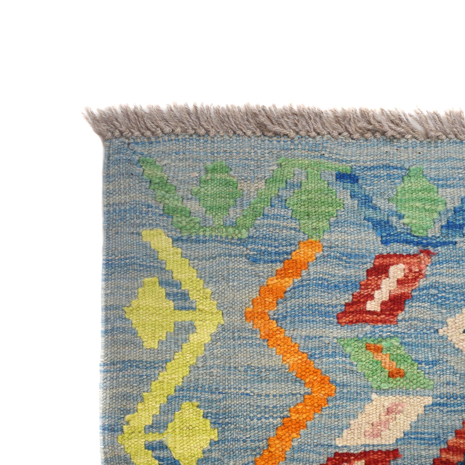 Handmade Vegetable Kilim 3' 3  x 4' 6 (ft) - No. P26921