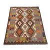 Handmade Vegetable Kilim 3' 3  x 4' 9 (ft) - No. P26926