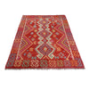 Handmade Vegetable Kilim 4' 8 x 6' 6 (ft) - No. P26941